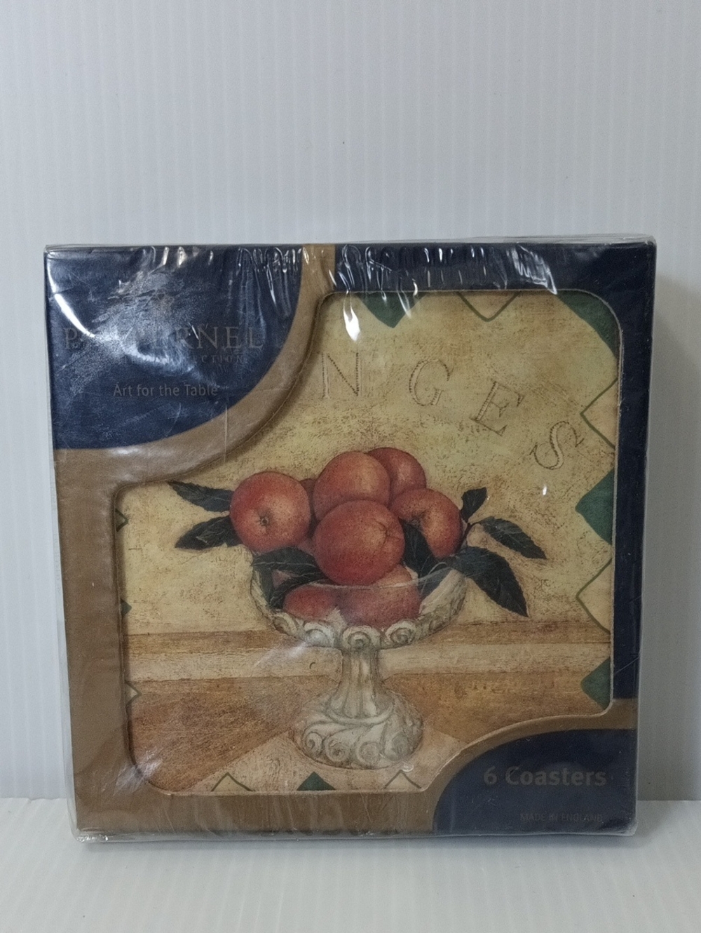 Pimpernel Fruit Motif Ceramic Coaster Set – Brand New, Sealed